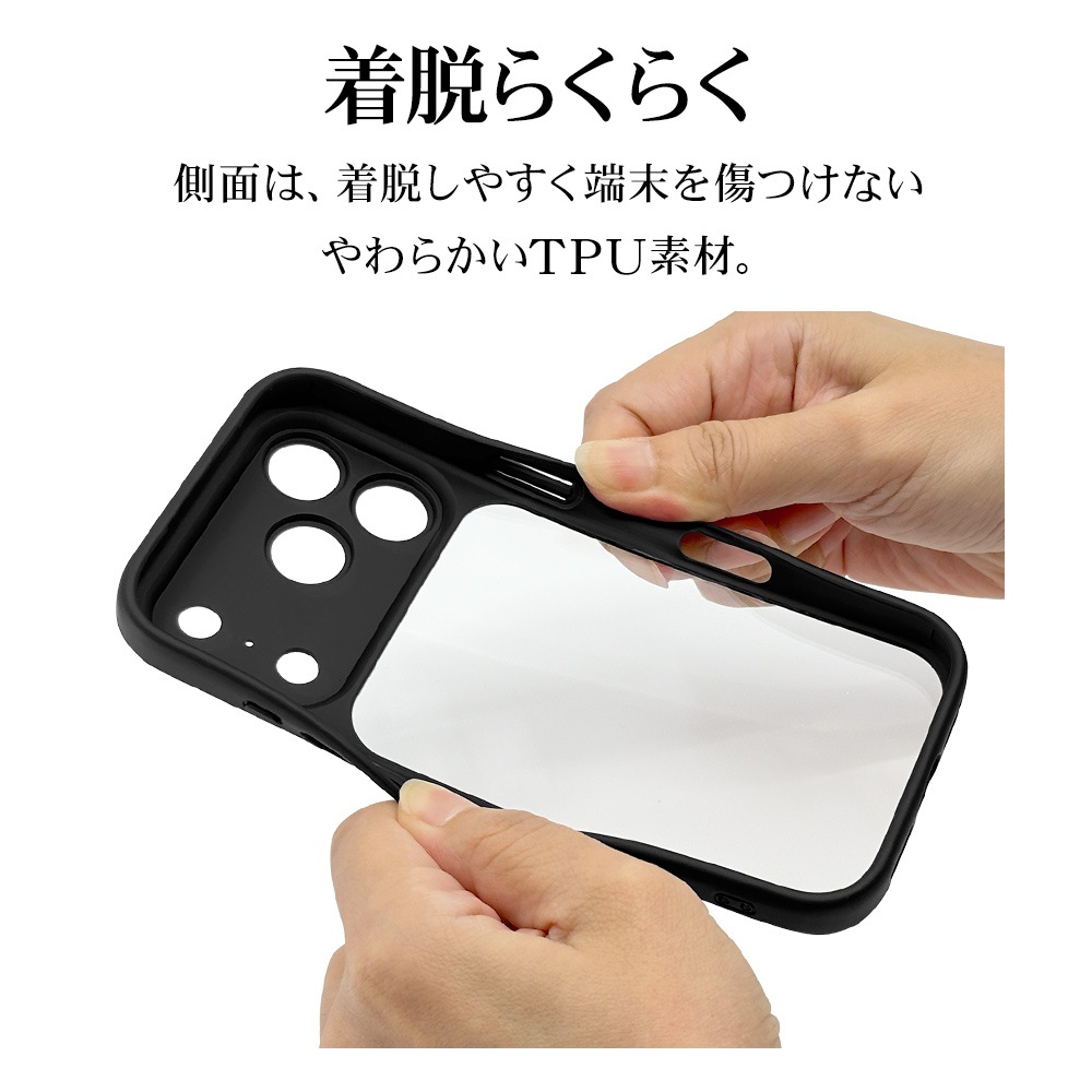 iPhone17 Pro  С ϥ֥å RHINOX 饤Υå ˸ݸ ̩߷ Ѿ׷ۼ MIL ꥢ ɽ̹5H TPUХѡ 磻쥹 ֥åߥꥢ ե ޥۥ 9003IP5BHALBK 饹Хʥ