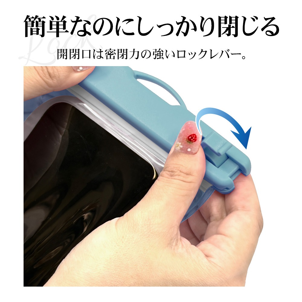���ޥ� �ɿ奱���� IP68 �ͥå����ȥ�å��� WAVECASE �������� ���ޡ��ȥե��� �� ������ �ס��� ��Ϥ ��ʪ���� ���襤�� �礭�� iiPhone Android ���ꥢ RFRWPF09WCL �饹���Хʥ�