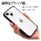 iPhone14 13  С ϥ֥å Ѿ׷ۼ   ꥢ Ʃ TPUХѡ+PC 5H ȥåץۡ 磻쥹б VANILLA PACK AIR LITE ֥å ե14 13 ޥۥ 7089IP261HB 饹Хʥ