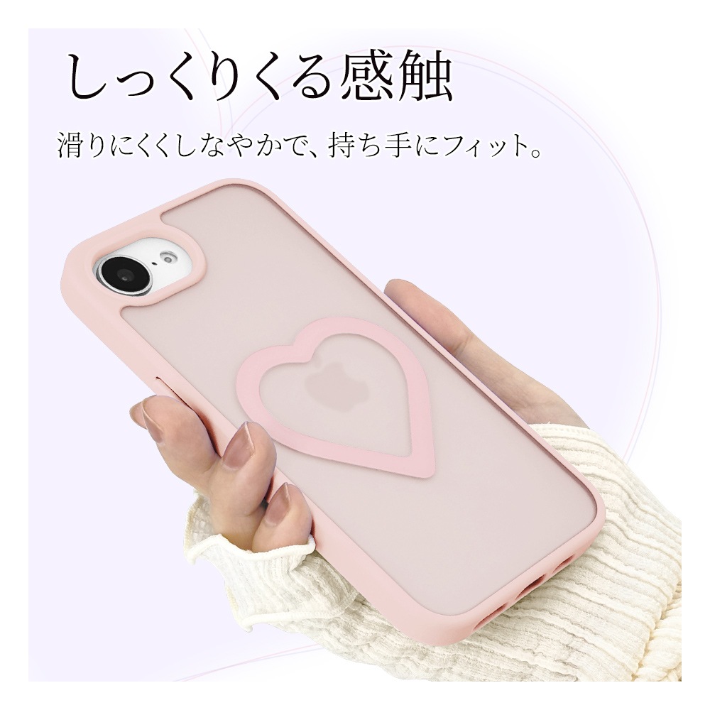 iPhone 16e  С ϥ֥å MagSafeб Mignu ߥ˥ Ѿ׷ۼ ̥ե ޥå ɻ TPUХѡ 磻쥹 ԥ󥯡ߥեȥԥ ե ޥۥ 8794IP5EHPFPK 饹Хʥ