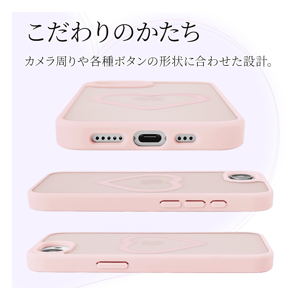 iPhone 16e  С ϥ֥å MagSafeб Mignu ߥ˥ Ѿ׷ۼ ̥ե ޥå ɻ TPUХѡ 磻쥹 ԥ󥯡ߥեȥԥ ե ޥۥ 8794IP5EHPFPK 饹Хʥ
