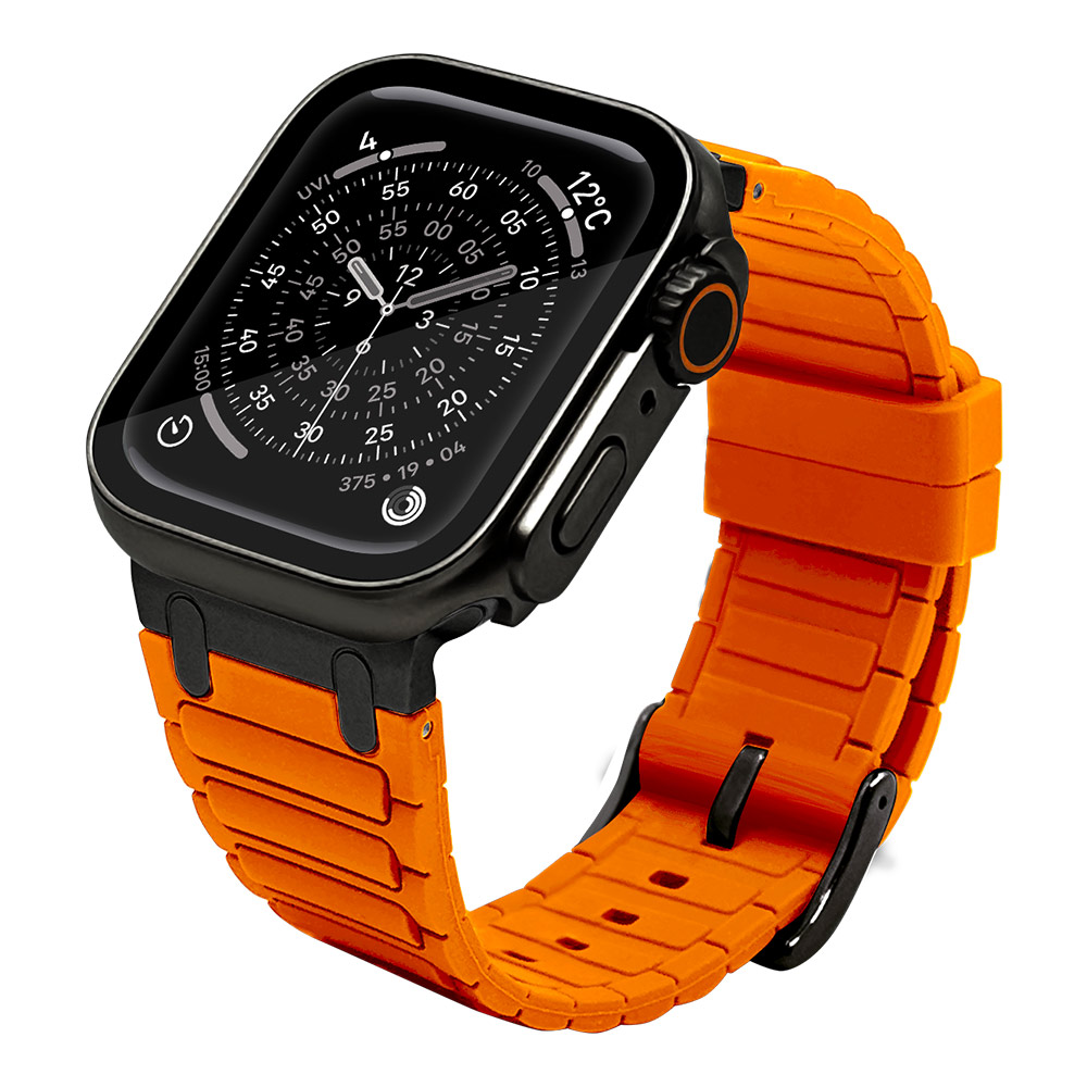 Apple Watch 49mm 46mm 45mm 44mm ULTRA style silicon band1 ����ȥ饹������ ���ꥳ��Х�� ������1 ��æ��ñ �Х�� ����� ���åץ륦���å� �٥�� RBLAWUS4408OR �饹���Хʥ�