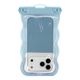 ���ޥ� �ɿ奱���� IP68 �ͥå����ȥ�å��� WAVECASE �������� ���ޡ��ȥե��� �� ������ �ס��� ��Ϥ ��ʪ���� ���襤�� �礭�� iiPhone Android ���ꥢ�֥롼 RFRWPF09WCLBL�饹���Хʥ�