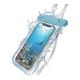 ���ޥ� �ɿ奱���� IP68 �ͥå����ȥ�å��� WAVECASE �������� ���ޡ��ȥե��� �� ������ �ס��� ��Ϥ ��ʪ���� ���襤�� �礭�� iiPhone Android ���ꥢ�֥롼 RFRWPF09WCLBL�饹���Хʥ�