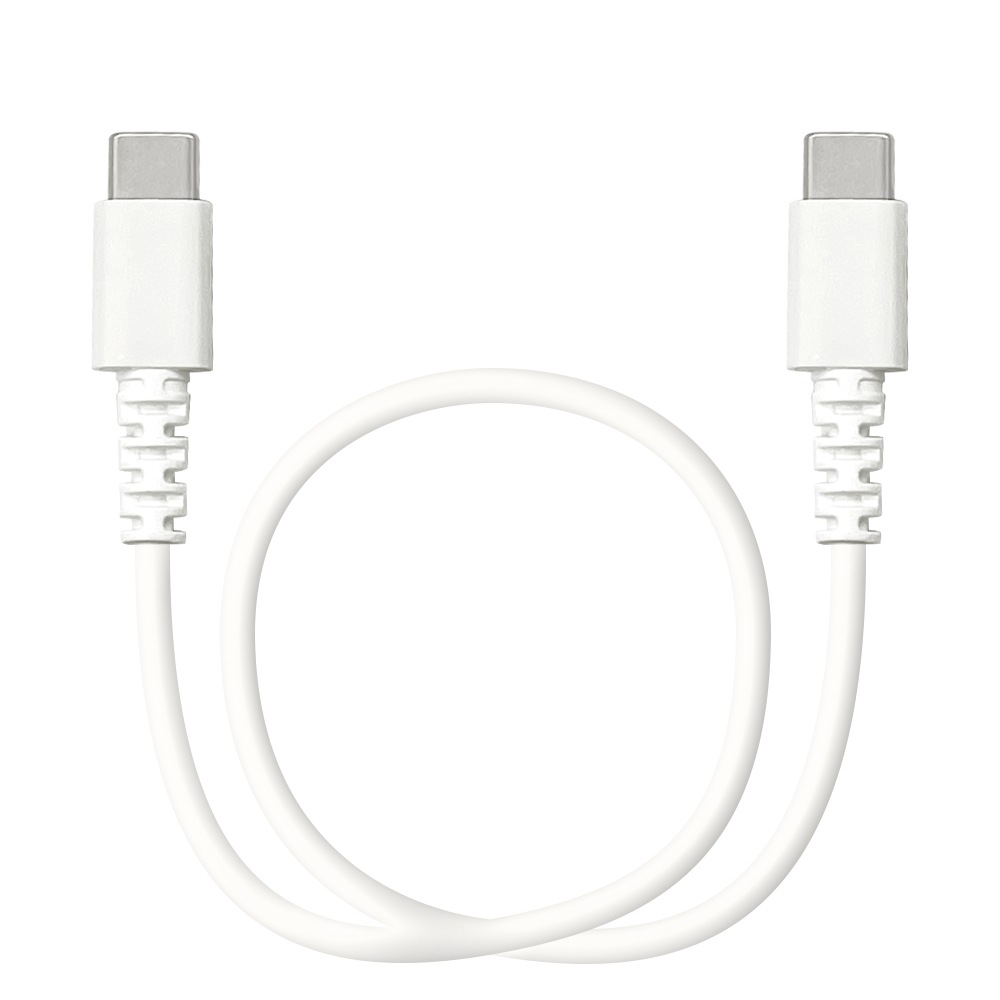 ���ޥ� ������C�����֥� PD�б� ���餫�� ����ߤˤ��� ���� �̿� 60��å� 0.3�᡼�ȥ� 30����� �ѥ�ǥ�Х꡼ Type-C to Type-C typec Power Delivery 60W 0.3m 30cm ���ޡ��ȥե��� ��® ��® �ۥ磻�� R03CACC3A03WH �饹���Хʥ�