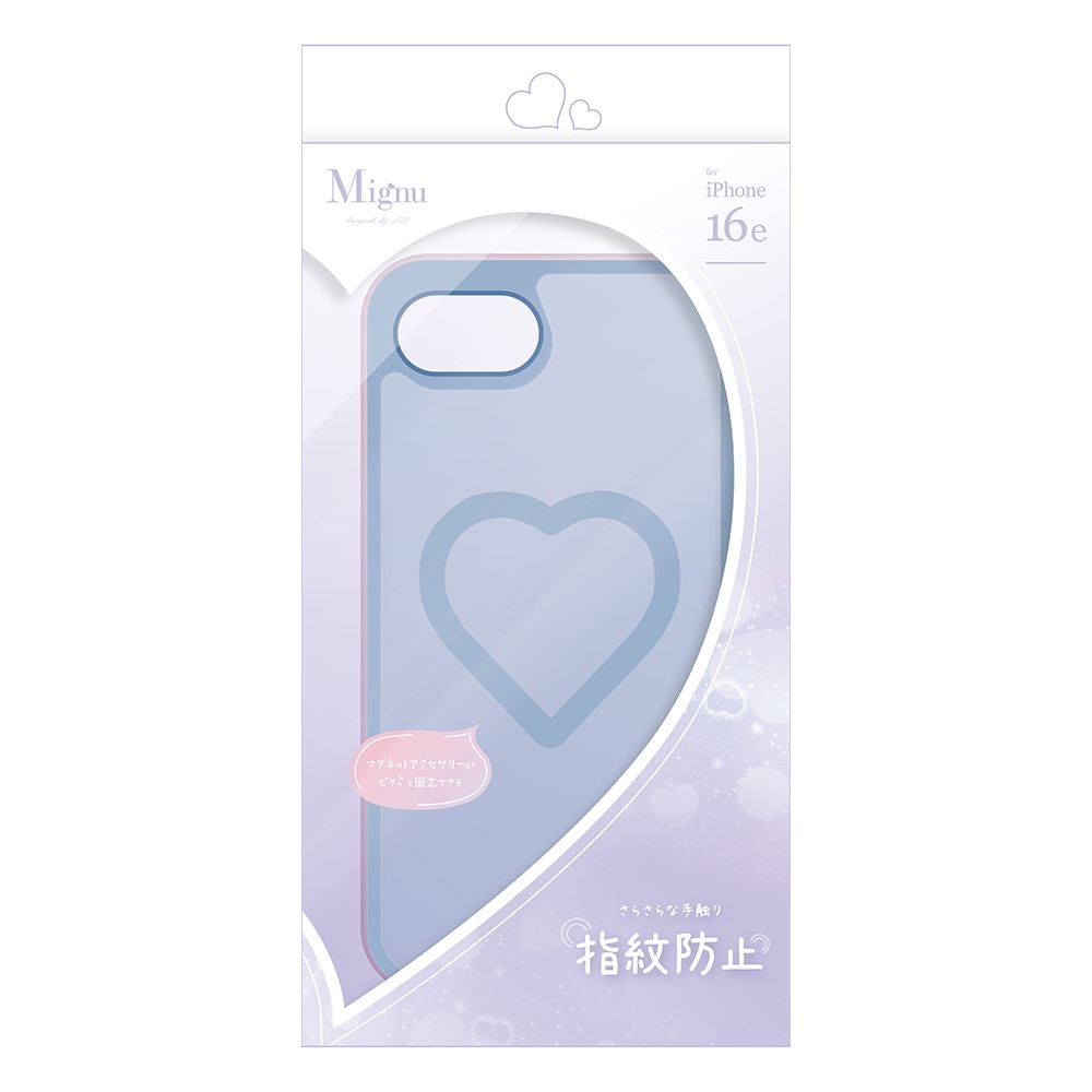 iPhone 16e  С ϥ֥å MagSafeб Mignu ߥ˥ Ѿ׷ۼ ̥ե ޥå ɻ TPUХѡ 磻쥹 ֥롼ߥեȥ֥롼 ե ޥۥ 8796IP5EHPFBL 饹Хʥ