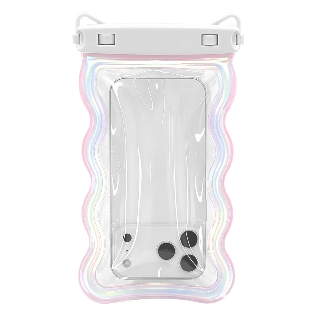 ���ޥ� �ɿ奱���� IP68 �����������ȥ�å��� WAVECASE �������� ���ޡ��ȥե��� �������饫�顼 �� ������ �ס��� ��Ϥ ��ʪ���� ���襤�� �礭�� iPhone Android ��������ۥ磻�� RFRWPF09WAWH �饹���Хʥ�