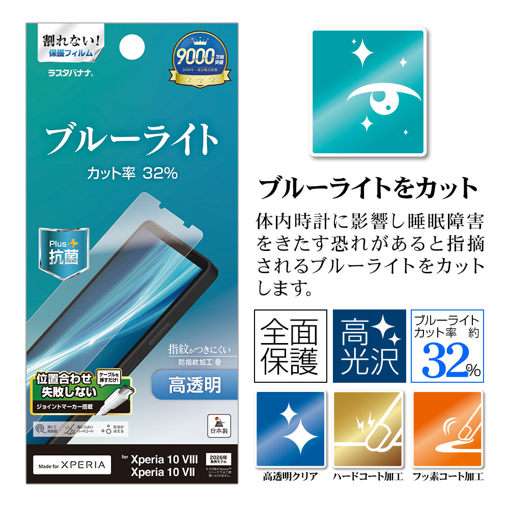 Xperia10 VIII SO-52G SOG18 XQ-GH44 10 VII SO-52F SOG16 XQ-FE44 �ե���� �����ݸ� �֥롼�饤�ȥ��å� ����� ���ʤ� ���� ������ ��ñŽ���դ� �������ڥꥢ �ݸ�ե���� E5589XP108 �饹���Хʥ�