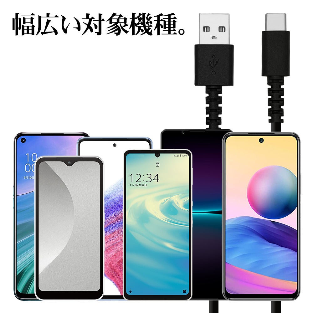 ޥ C A ֥ 餫 ߤˤ  ̿ 3ڥ 1᡼ȥ Type-A to Type-C typea typec 3A 1m ޡȥե ֥å R10CAAC3A03BK 饹Хʥ