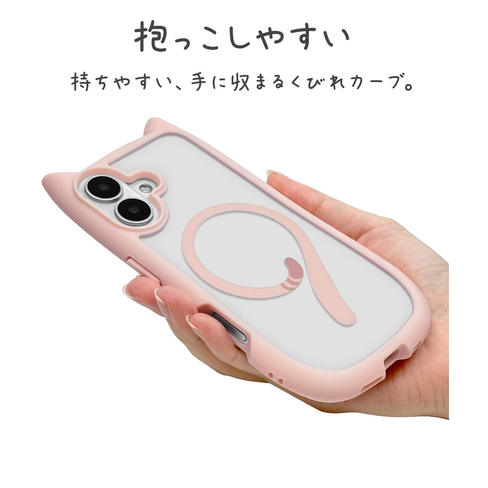 iPhone17 ������ ���С� �ϥ��֥�å� MagSafe�б� �ޥ��ͥåȽ��� mimi ǭ�� �ͥ��ߥ� �ͤ��ߤ� �Ѿ׷�ۼ� MIL ���̥��ꥢ TPU�Х�ѡ������� �磻��쥹���� ���⡼�����ԥ� �����ե��� ���ޥۥ����� 8911IP5AHPMSPK �饹���Хʥ�