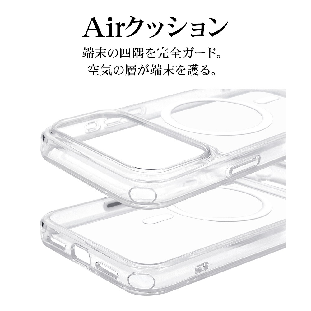 iPhone17 Pro Max  С ϥ֥å MagSafeб ޥͥåȽ Ѿ׷   ꥢ TPUХѡ 饳ȥ뵡ǽդ 磻쥹 ꥢ ե ޥۥ 9094IP5DHPMCCL 饹Хʥ