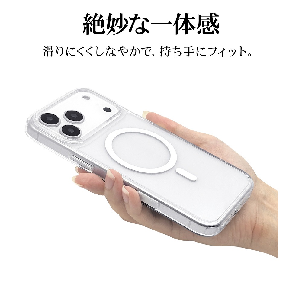 iPhone17 Pro Max  С ϥ֥å MagSafeб ޥͥåȽ Ѿ׷   ꥢ TPUХѡ 饳ȥ뵡ǽդ 磻쥹 ꥢ ե ޥۥ 9094IP5DHPMCCL 饹Хʥ