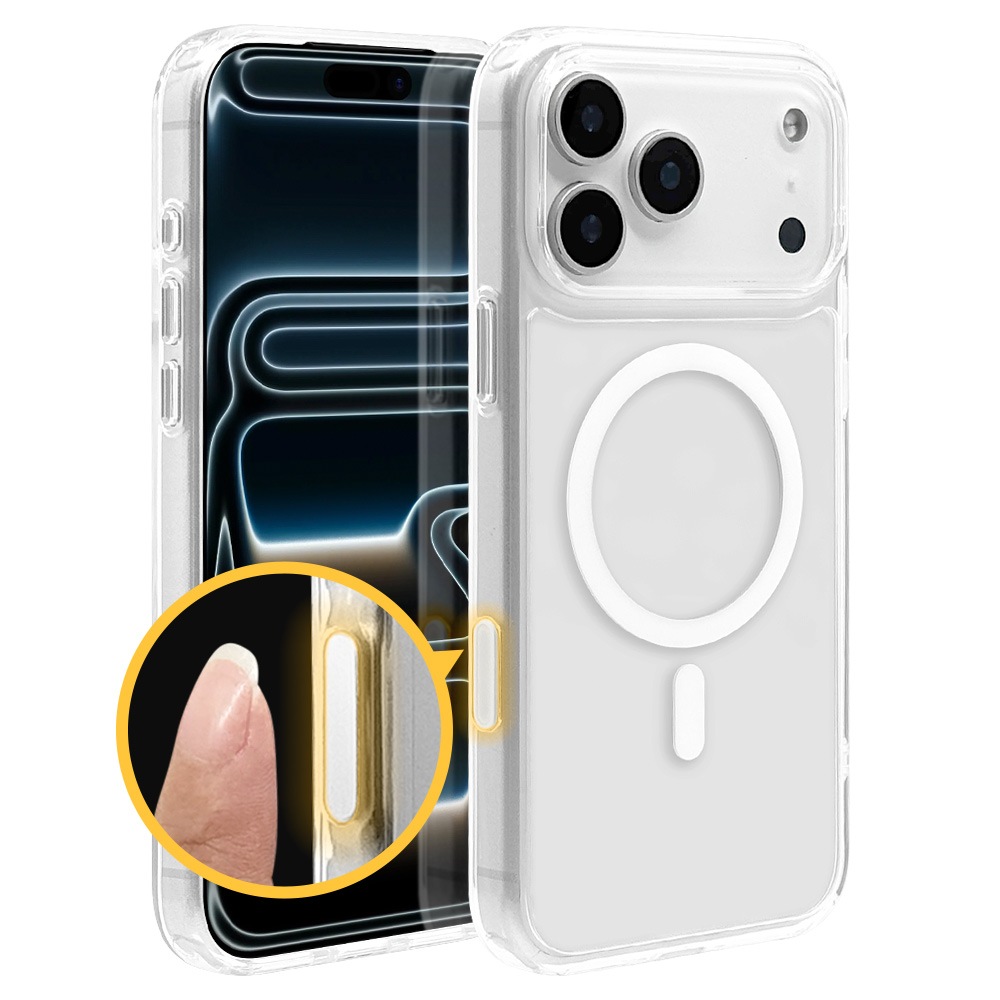 iPhone17 Pro Max  С ϥ֥å MagSafeб ޥͥåȽ Ѿ׷   ꥢ TPUХѡ 饳ȥ뵡ǽդ 磻쥹 ꥢ ե ޥۥ 9094IP5DHPMCCL 饹Хʥ