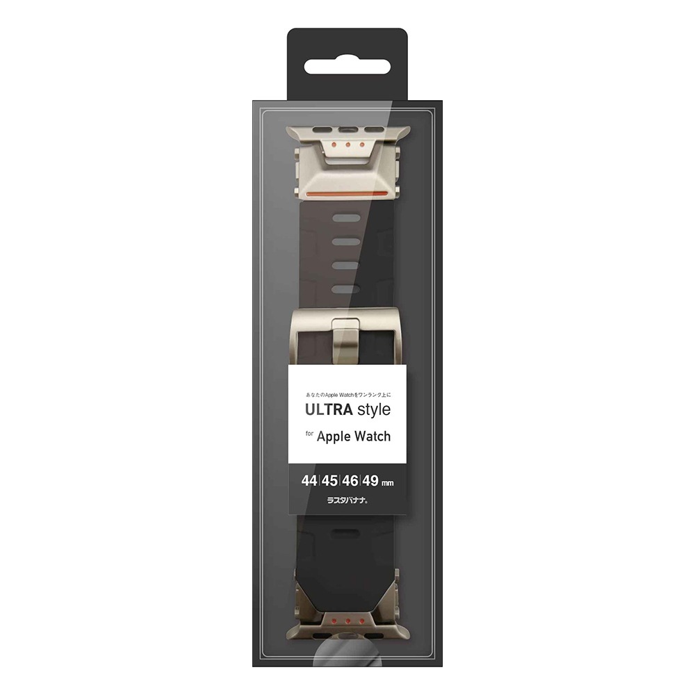 Apple Watch 49mm 46mm 45mm 44mm ULTRA style silicon band2 ����ȥ饹������ ���ꥳ��Х�� ������2 ��æ��ñ �Х�� �֥�å� ���åץ륦���å� �٥�� RBLAWUS4409BK �饹���Хʥ�