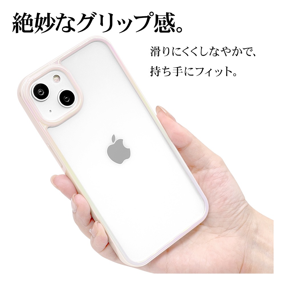 iPhone14 13  С ϥ֥å ꥢ Ʃ TPUХѡ+PC ե졼 ȥåץۡ ۥ磻 ե14 13 ޥۥ 7097IP261HB 饹Хʥ