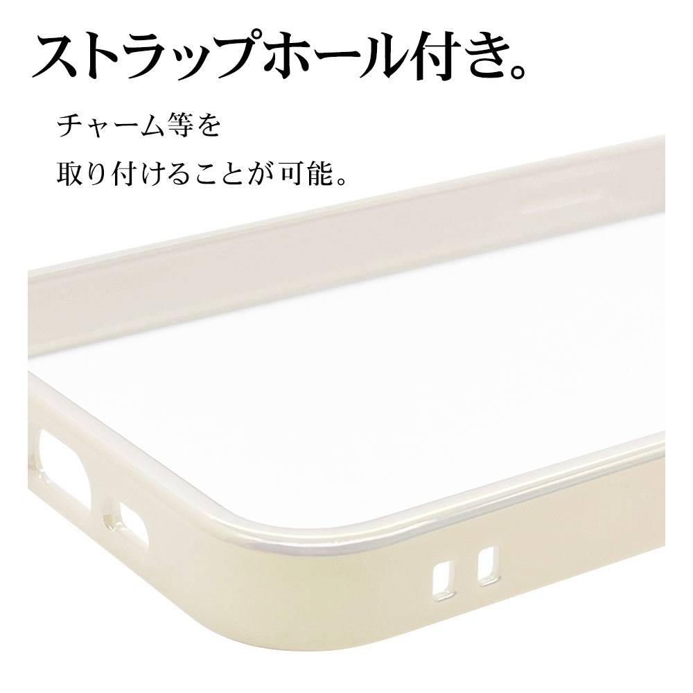 iPhone14 13  С ϥ֥å ꥢ Ʃ TPUХѡ+PC ե졼 ȥåץۡ ۥ磻 ե14 13 ޥۥ 7097IP261HB 饹Хʥ