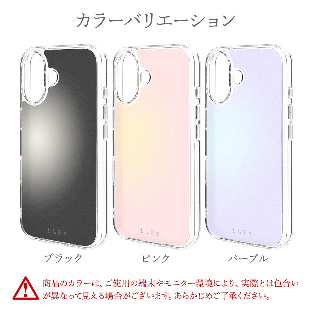 iPhone16  С ϥ֥å Ѿ׷ۼ TPUХѡ ǡ ץ  ȥåץۡ 磻쥹б iLBe ֥å ե ޥۥ 8184IP461HPBK 饹Хʥ