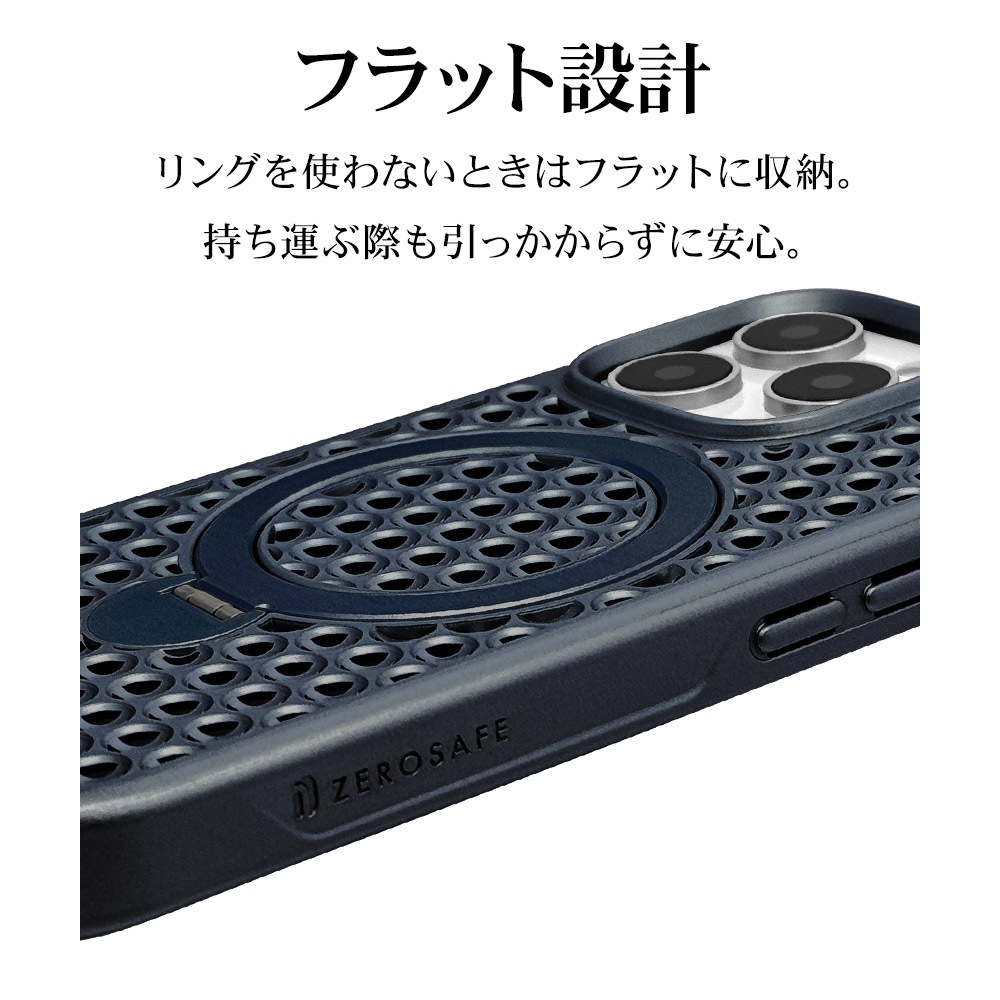 iPhone16 Pro ������ ���С� �ϥ��֥�å� ZEROSAFE Mesh MagSafe�б� �Ѿ׷�ۼ� MIL���� TPU�Х�ѡ������� ����դ� ��å��� ��ɻ� �ߥåɥʥ��� �����ե��� ���ޥۥ����� 8559IP463ZSFMMN �饹���Хʥ�