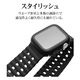 Apple Watch Ultra2nd Ultra Series10 Series9 Series8 Series7 SE��3���� SE��2���� SE 49mm 46mm 45mm 44mm ���ꥳ��Х�� ��æ��ñ �ͥ��ӡ� ���åץ륦���å� ����ȥ� RBLAW4407NV �饹���Хʥ�