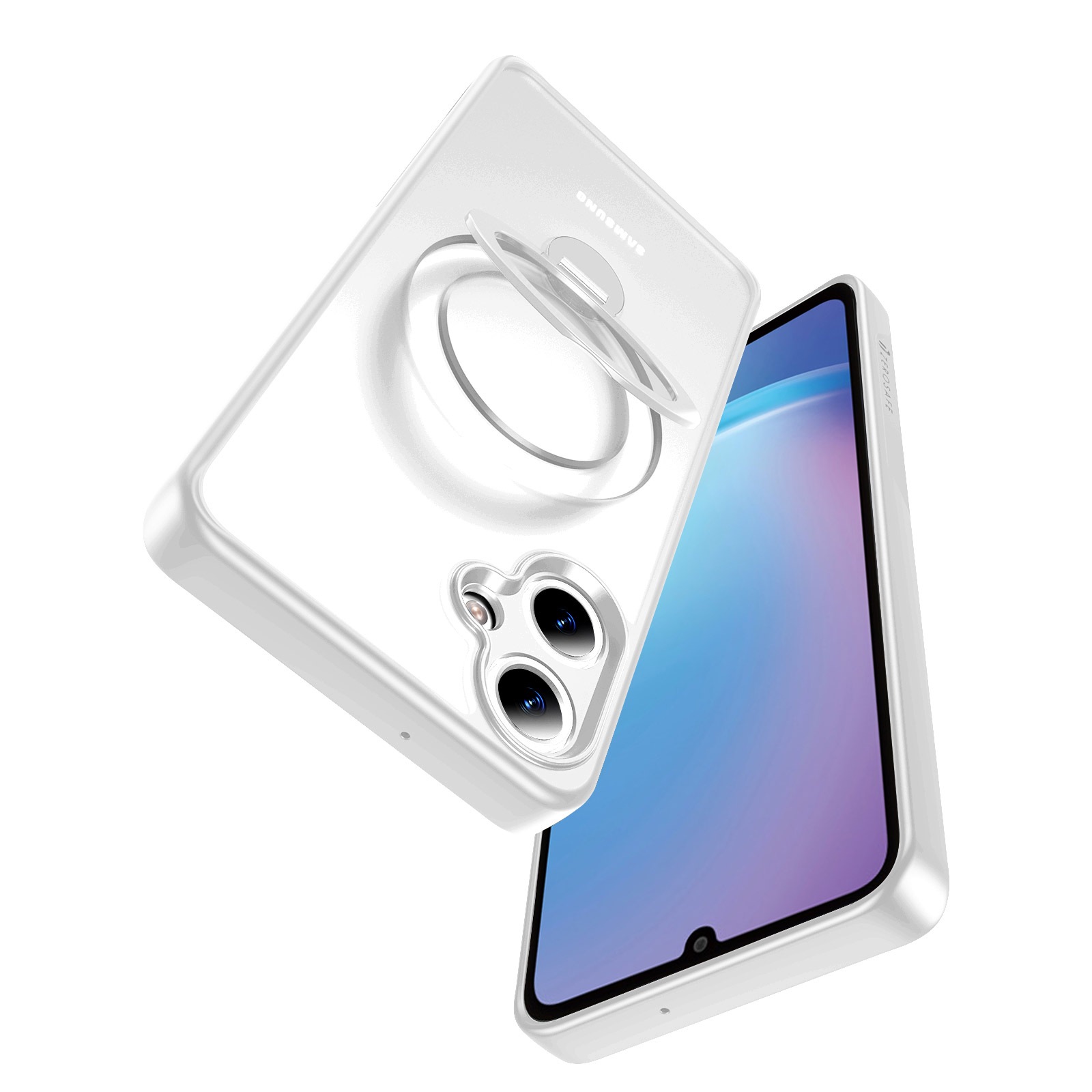 Galaxy A25 5G  С ϥ֥å ZEROSAFE Shaft Ѿ׷ۼ ޥå TPUХѡ ޥͥåȥդ ɻ եȥۥ磻 饯 A25 SC-53F SCG33 ޥۥ 8726GA25ZSFSWH 饹Хʥ