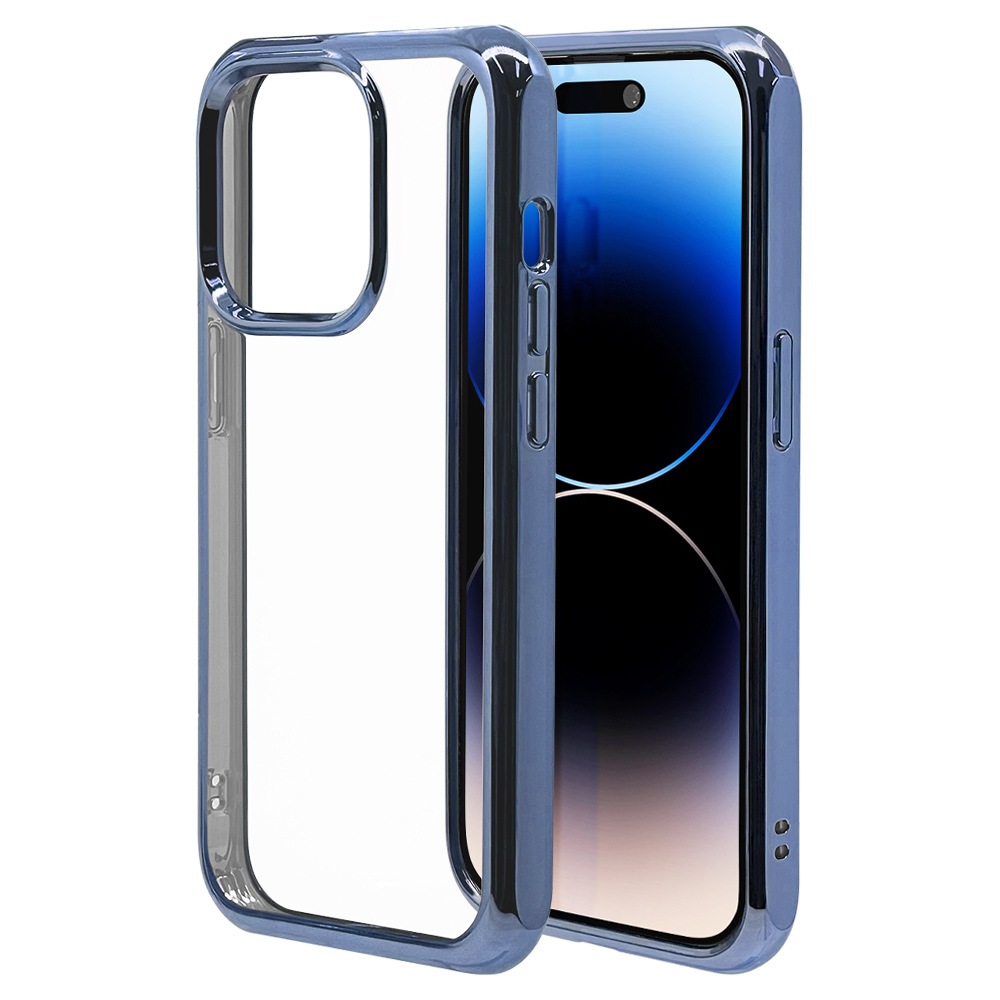 iPhone14 Pro  С եȥ TPU Ѿ׷ۼ   ꥢ Ʃ 2.7mm ᥿ե졼 ȥåץۡ VANILLA PACK STRAIGHT ֥롼 ե14ץ ޥۥ 7191IP261PTP 饹Хʥ