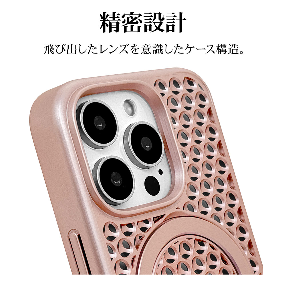 iPhone16 Pro ������ ���С� �ϥ��֥�å� ZEROSAFE Mesh MagSafe�б� �Ѿ׷�ۼ� MIL���� TPU�Х�ѡ������� ����դ� ��å��� ��ɻ� �ԥ� �����ե��� ���ޥۥ����� 8560IP463ZSFMPK �饹���Хʥ�