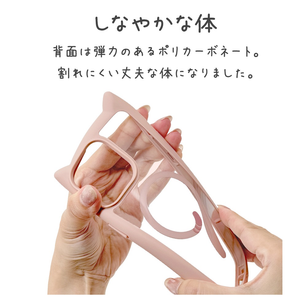 iPhone15 Pro Max  С ϥ֥å MagSafeб mimi ǭ ͥߥ ͤߤ Ѿ׷ۼ MIL ̥ꥢ TPUХѡ 磻쥹б ⡼ԥ ե ޥۥ 8396IP367PHPMSPK 饹Хʥ