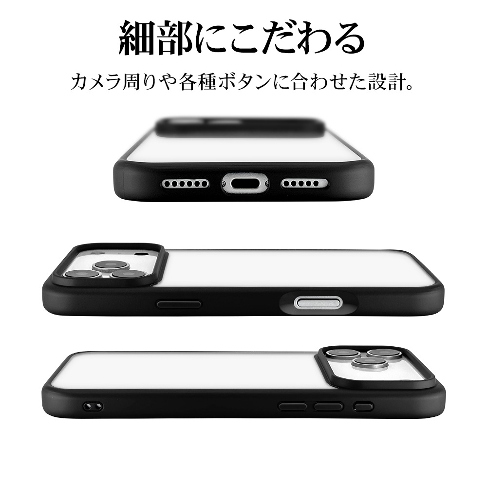 iPhone17 Pro Max  С ϥ֥å RHINOX 饤Υå Ѿ׷ MIL ꥢ ɽ̹5H TPUХѡ ȥåץۡ 磻쥹б ֥åߥꥢ ե ޥۥ 9096IP5DHABK 饹Хʥ