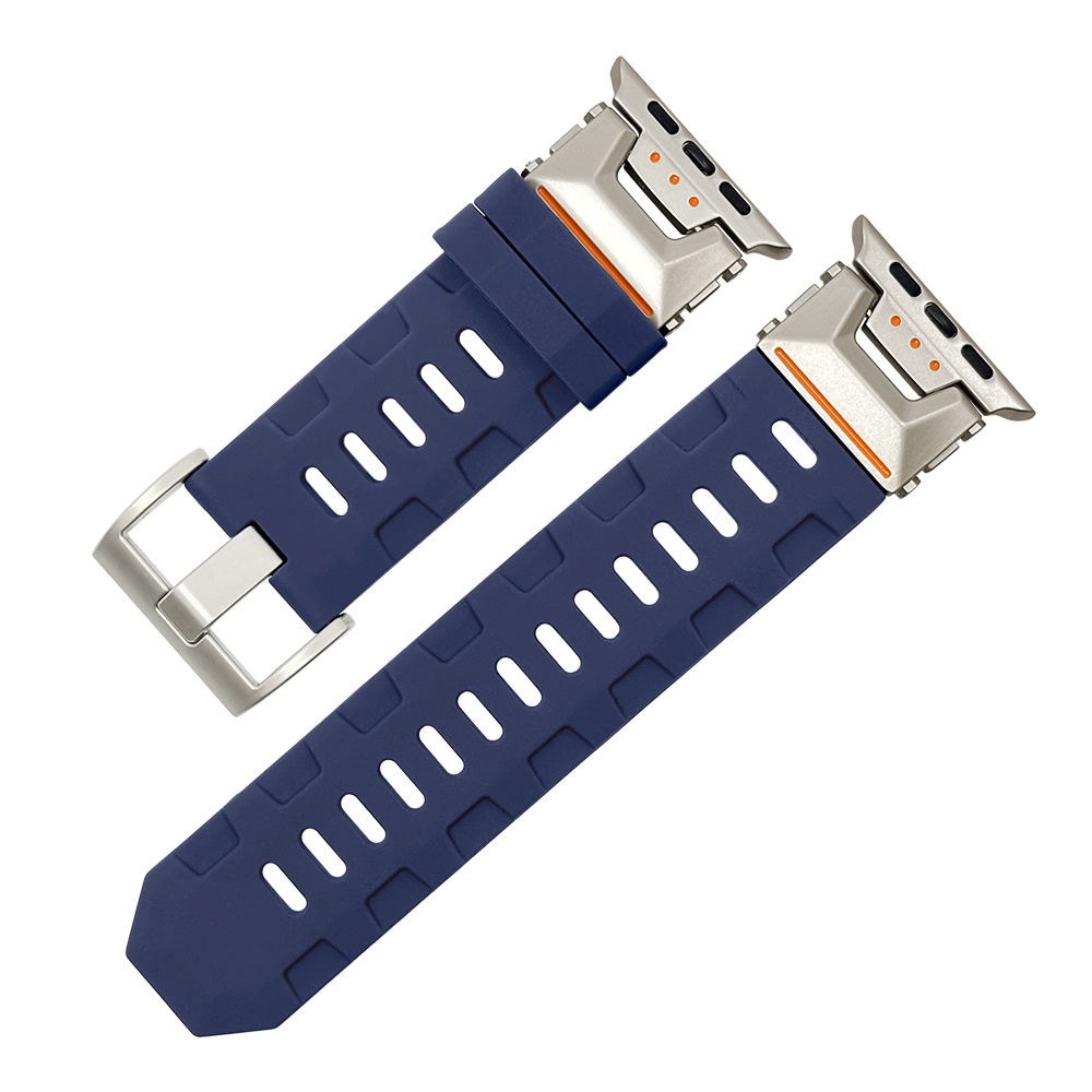 Apple Watch 49mm 46mm 45mm 44mm ULTRA style silicon band2 ����ȥ饹������ ���ꥳ��Х�� ������2 ��æ��ñ �Х�� �ͥ��ӡ� ���åץ륦���å� �٥�� RBLAWUS4409NV �饹���Хʥ�