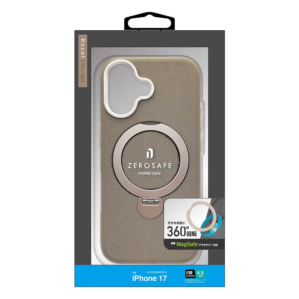 iPhone17 ������ ���С� �ϥ��֥�å� ZEROSAFE Royal MagSafe�б� �ޥ��ͥåȽ��� �Ѿ׷�ۼ� ����դ� ��ɻ� �磻��쥹���� �١����� �����ե��� ���ޥۥ����� 9707IP5AZSBE �饹���Хʥ�