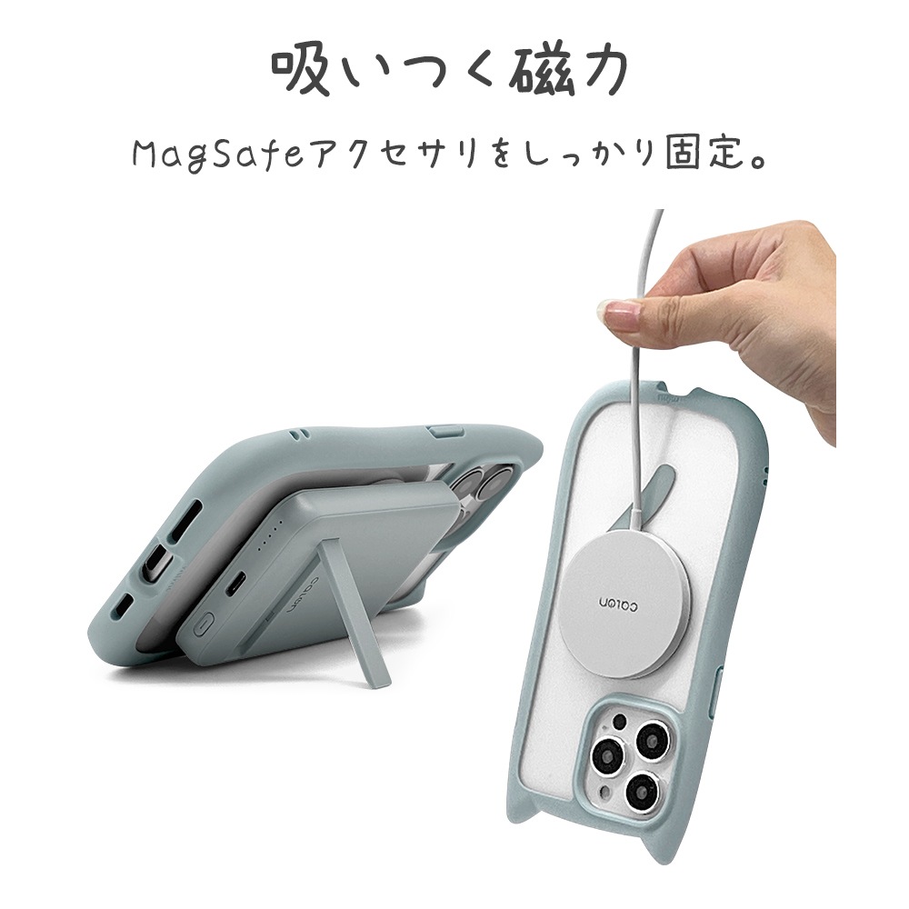 iPhone15 Pro Max ������ ���С� �ϥ��֥�å� MagSafe�б� mimi ǭ�� �ͥ��ߥ� �ͤ��ߤ� �Ѿ׷�ۼ� MIL���� ���̥��ꥢ TPU�Х�ѡ������� �磻��쥹�����б� ���⡼�����֥롼 �����ե��� ���ޥۥ����� 8397IP367PHPMSBL �饹���Хʥ�