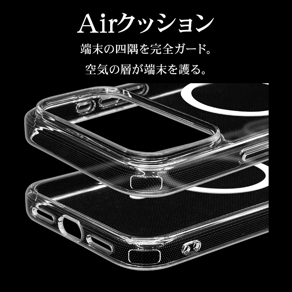 iPhone17 Pro Max  С ϥ֥å MagSafeб ޥͥåȽ RHINOX 饤Υå Ѿ׷ۼ MIL ꥢ Ʃ ɽ̹5H TPUХѡ 磻쥹 ꥢ ե ޥۥ 9097IP5DHAMCL 饹Хʥ