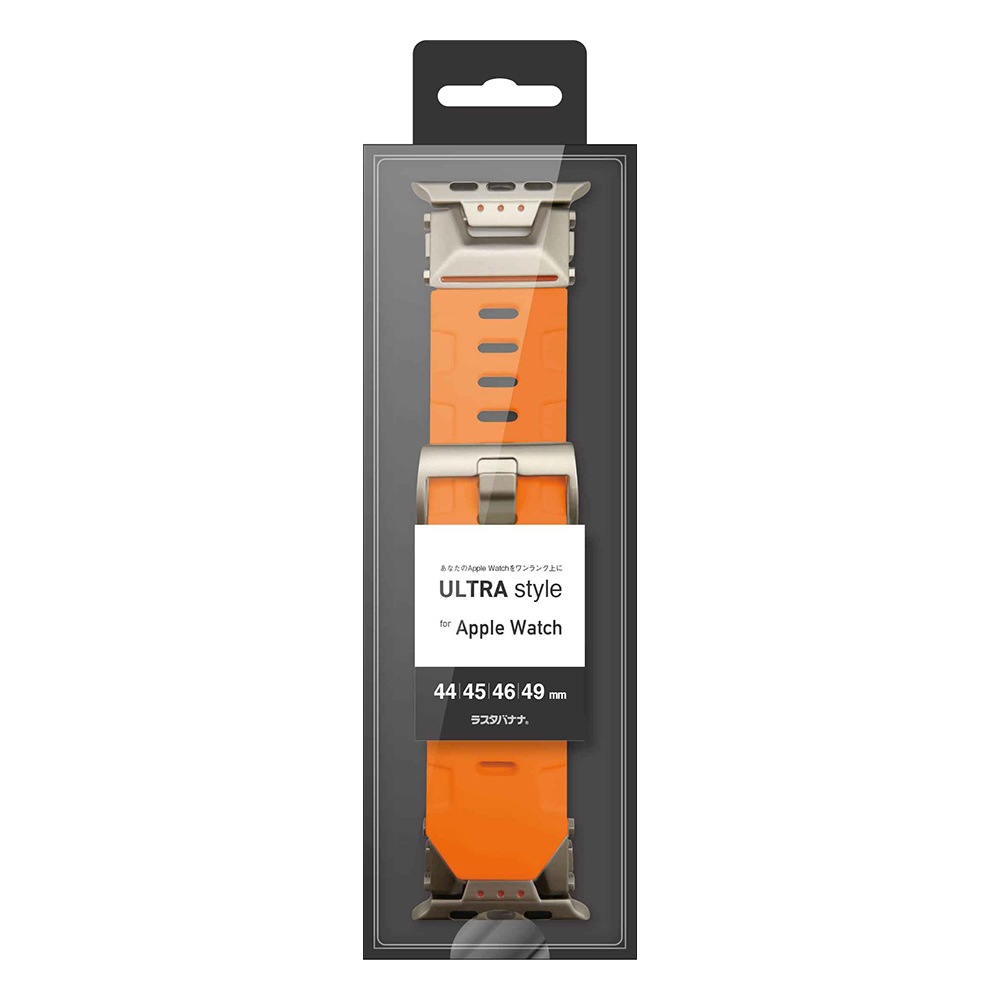 Apple Watch 49mm 46mm 45mm 44mm ULTRA style silicon band2 ����ȥ饹������ ���ꥳ��Х�� ������2 ��æ��ñ �Х�� ����� ���åץ륦���å� �٥�� RBLAWUS4409OR �饹���Хʥ�