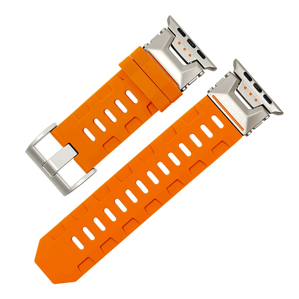Apple Watch 49mm 46mm 45mm 44mm ULTRA style silicon band2 ����ȥ饹������ ���ꥳ��Х�� ������2 ��æ��ñ �Х�� ����� ���åץ륦���å� �٥�� RBLAWUS4409OR �饹���Хʥ�