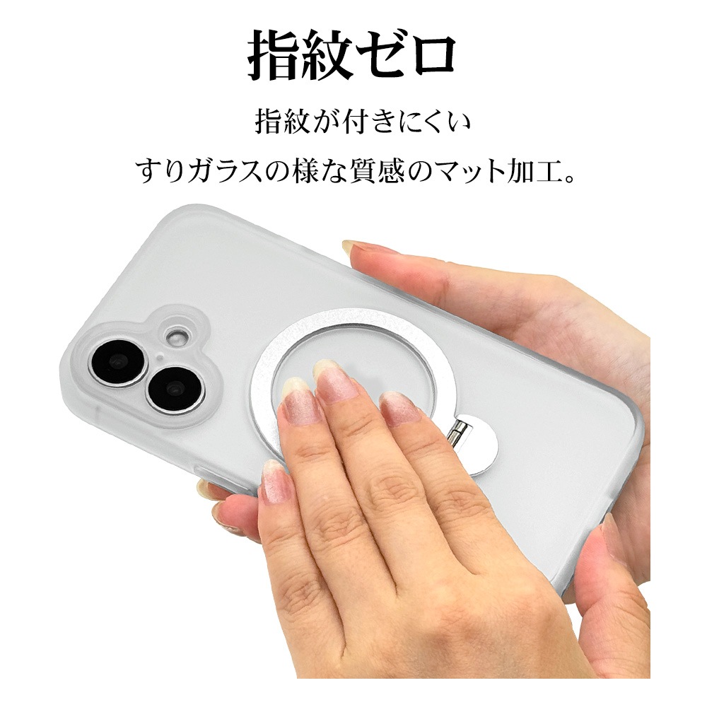 iPhone16  С ϥ֥å ZEROSAFE Shaft MagSafeб ˸ݸ Ѿ׷ۼ MIL ޥå TPUХѡ դ ɻ եȥۥ磻 ե ޥۥ 8286IP461ZSFSLWH 饹Хʥ