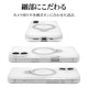 iPhone16  С ϥ֥å ZEROSAFE Shaft MagSafeб ˸ݸ Ѿ׷ۼ MIL ޥå TPUХѡ դ ɻ եȥۥ磻 ե ޥۥ 8286IP461ZSFSLWH 饹Хʥ
