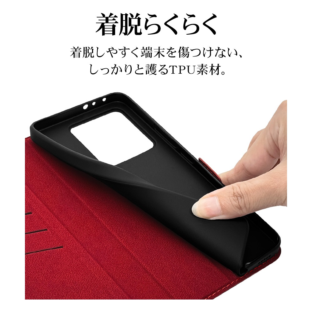 Xiaomi 14T ケース カバー 手帳型 薄型 耐衝撃吸収 カード入れ