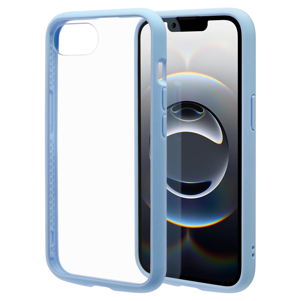 iPhone 16e  С ϥ֥å FLEXGUARD Ѿ׷ۼ MIL  ꥢ Ʃ TPUХѡ ȥåץۡ 磻쥹б ֥롼ߥꥢ ե ޥۥ 8771IP5EHPBL 饹Хʥ