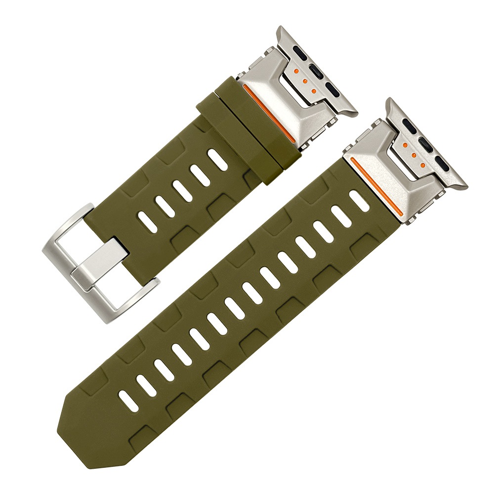 Apple Watch 49mm 46mm 45mm 44mm ULTRA style silicon band2 ����ȥ饹������ ���ꥳ��Х�� ������2 ��æ��ñ �Х�� ������ ���åץ륦���å� �٥�� RBLAWUS4409KH �饹���Хʥ�