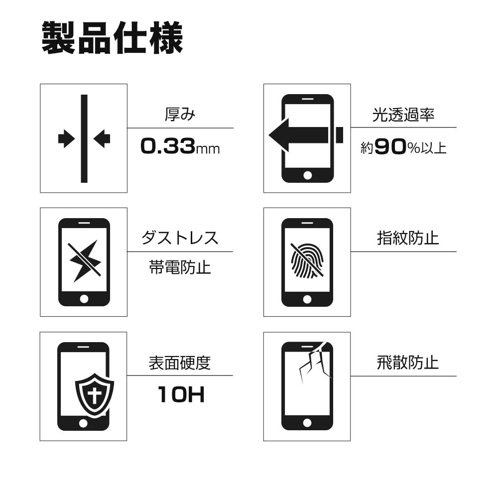 Web���� Toride �ۥ��꤬����ʤ� iPhone13 mini�� ���饹�ե���� 2������ �����ݸ� ���ꥢ DUSTLESS�ù� 10H 0.33mm Ž�դ������� �ȥ�� TR003IP54GL