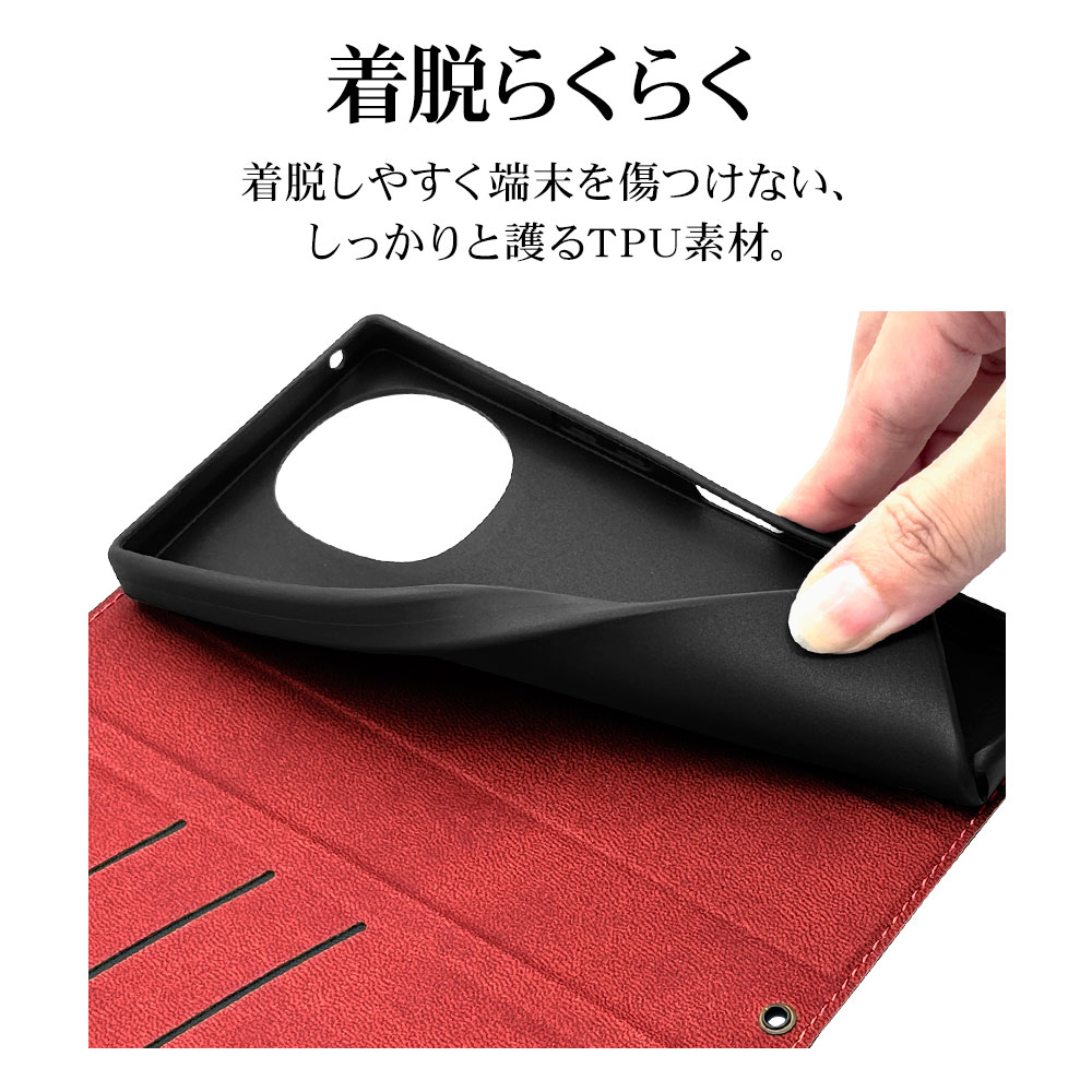 AQUOS R10 SH-51F R9 SH-51E  С Ģ  Ѿ׷ۼ  ɵǽ slim Fit ץ  ɥޥͥå ֥åߥå  10 ޥۥ 8801AR10BSMBKR 饹Хʥ