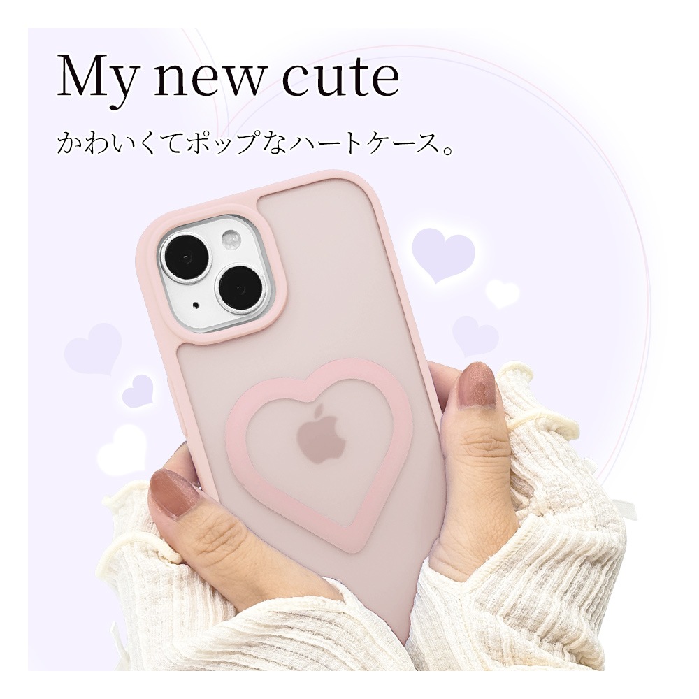 iPhone15 14 13  С ϥ֥å MagSafeб Mignu ߥ˥ Ѿ׷ۼ ̥ե ޥå ɻ TPUХѡ 磻쥹 ԥ󥯡ߥեȥԥ ե ޥۥ 9114IP361HPFPK 饹Хʥ