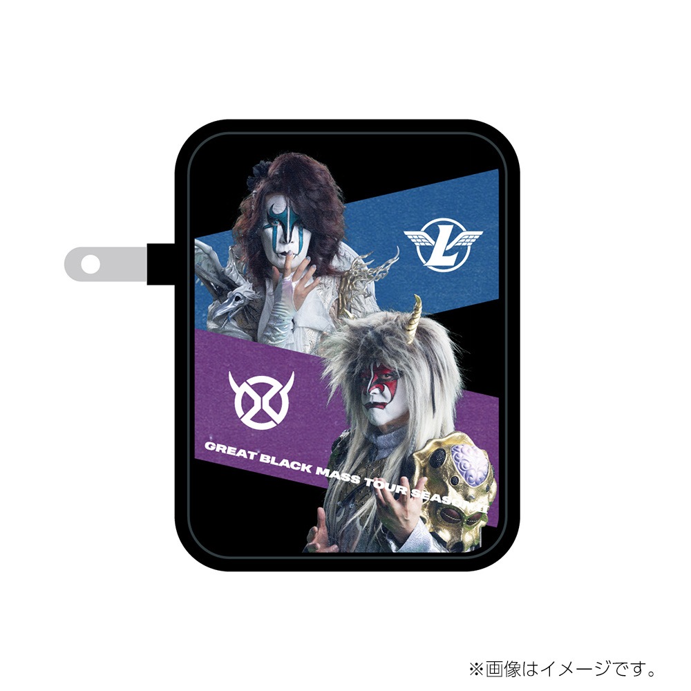 聖飢魔II公認 オリジナルデザイン 4ポート AC充電器 D.C.28 ルーク参謀