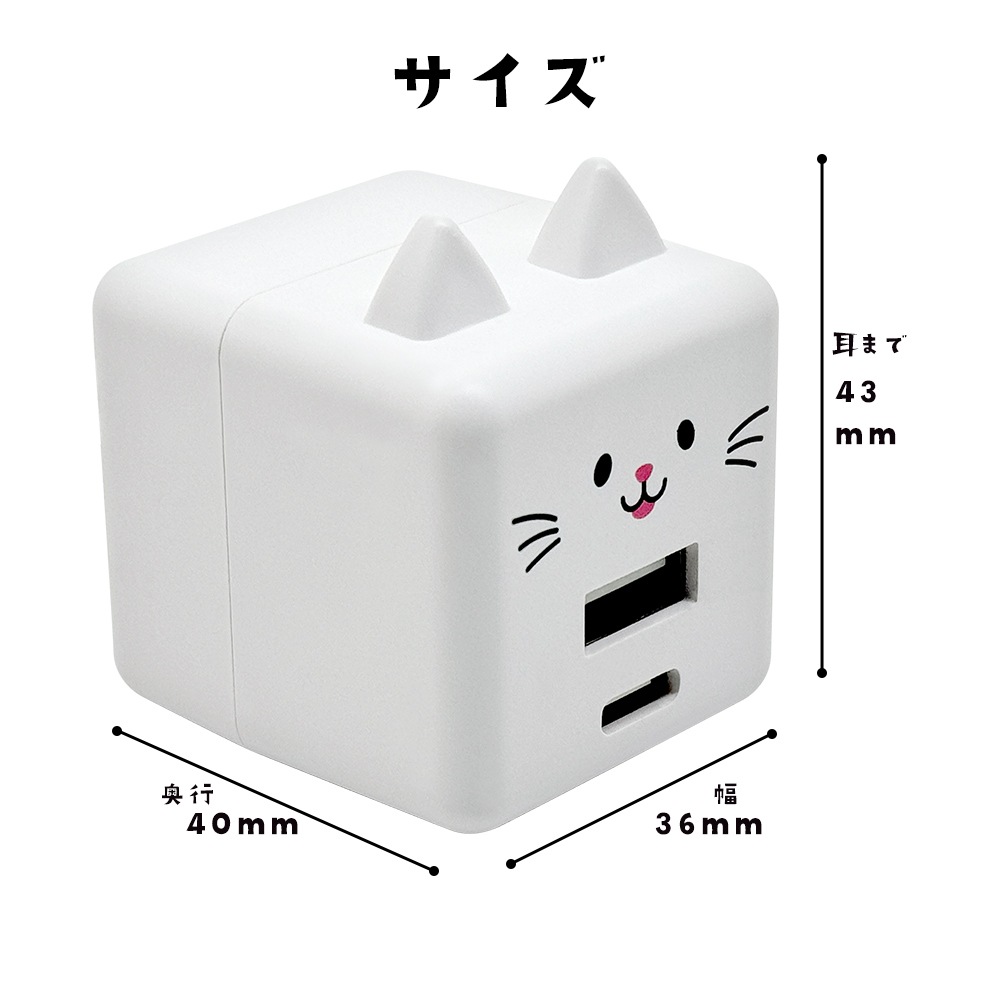Фˤ㡼 Ŵ ACץ USBŴ 2ݡPDб ѥǥХ꡼ C 20å A 2.4ڥ 󥻥 AC USB Type-C Power Delivery 20W Type-A 2.4A Х˥㡼  RACCA20W03MCC 饹Хʥ