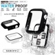 Apple Watch series6 series5 series4 SE2 SE 40mm 饹ե  С ϥ֥å  Ʃ ꥢ PC+GLASS 饹ηץƥ ɿ奱 IPX68 ɽ̹9H ֥å åץ륦å GHB4622AW40 饹Хʥ
