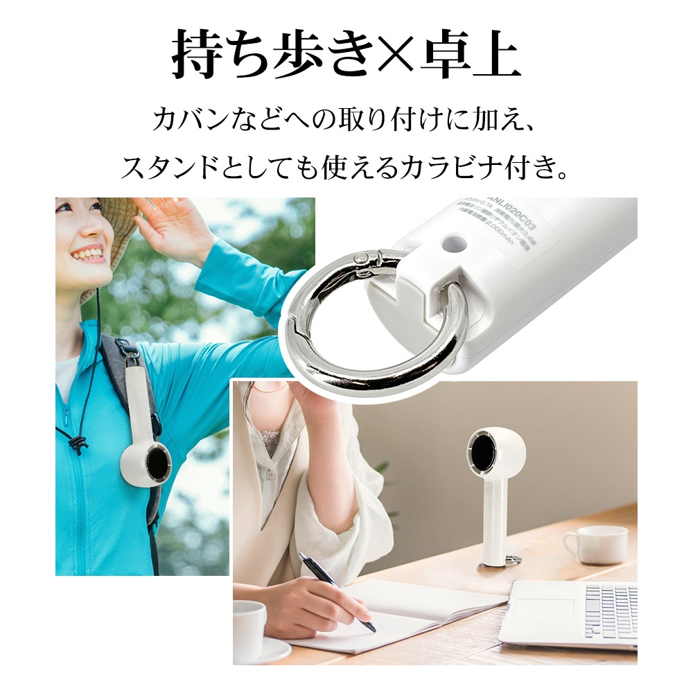 �ϥ�ǥ��ե��� �ϥ�ǥ�������  �ߥ������� ������ ���ż� �����߷� 5�ʳ� ���� �������� ���� ����ѥ��� Ĺ��̿ ���� ����Ŵ ����������� USB 2000mAh ��� ����ӥʥեå��դ� �ۥ磻�� RFANLI020C03WH �饹���Хʥ�