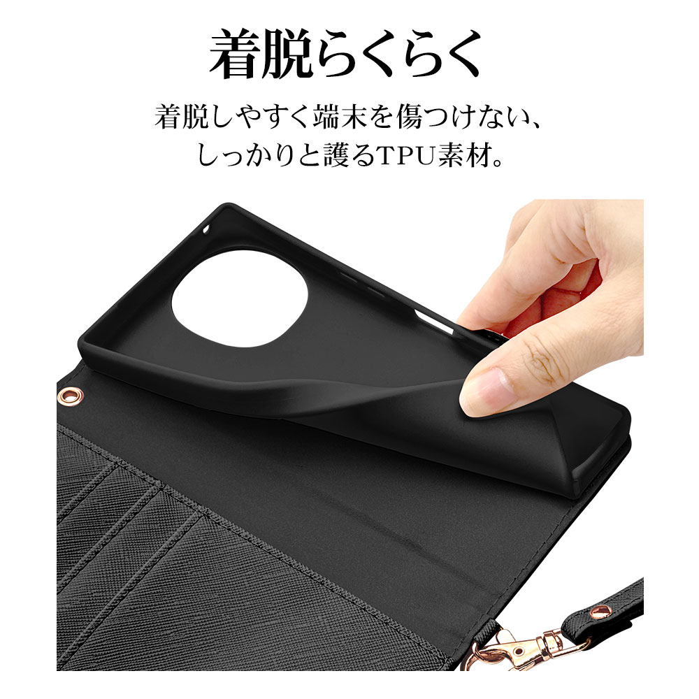 AQUOS R10 SH-51F R9 SH-51E  С Ģ  ɵǽ ץ  ϥɥȥåդ ֥å  10 ޥۥ 8803AR10BHSBK 饹Хʥ