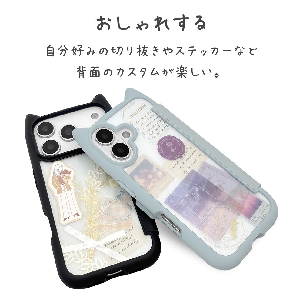 iPhone17 ������ ���С� ��Ģ�� �ϥ��֥�å� �ե��դ����̥����� mimi ǭ�� �ͥ��ߥ� �Ѿ׷� MIL ���̥��ꥢ TPU�Х�ѡ������� ���������� �磻��쥹���� ���⡼�����֥롼 �����ե��� ���ޥۥ����� 9171IP5ABHPSBL �饹���Хʥ�