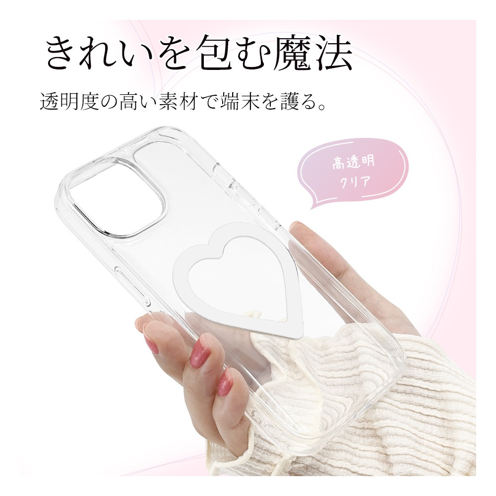 iPhone15 14 13  С ϥ֥å MagSafeб Mignu ߥ˥ Ѿ׷ۼ ꥢ Ʃ TPUХѡ 磻쥹 ե ޥۥ 9117IP361HPCL 饹Хʥ