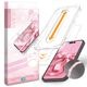 iPhone18 Pro 17 Pro ���饹�ե���� ����� ��Ʃ�� ���ꥢ Mignu �����������ե졼�� 0.28mm ����10H ���եȥե졼�� ��ܥ�塼����󥬥饹 Ž�ճ�̿ �ִ�Ž�� �ԥ󥯥�� �����ե��� �ݸ�ե���� MTK5419IP6B �饹���Хʥ�